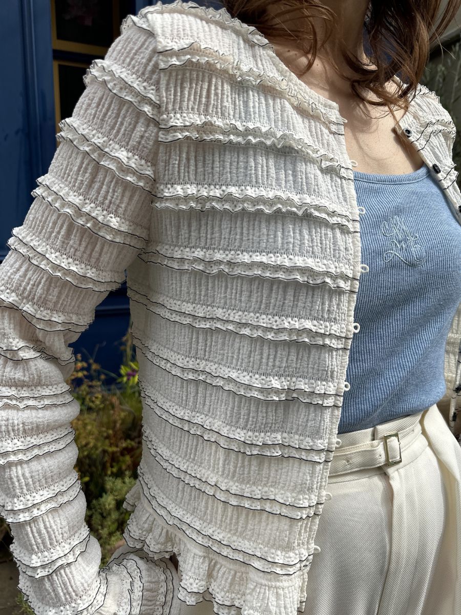 【Mewl】ミニフリル2WAYカーデ/M261-83022