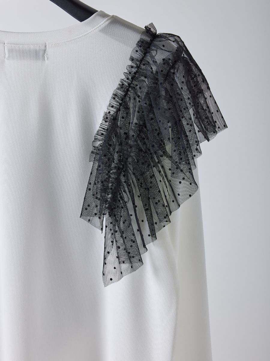 【Mewl】ドットチュールドッキングトップス/M261-83029