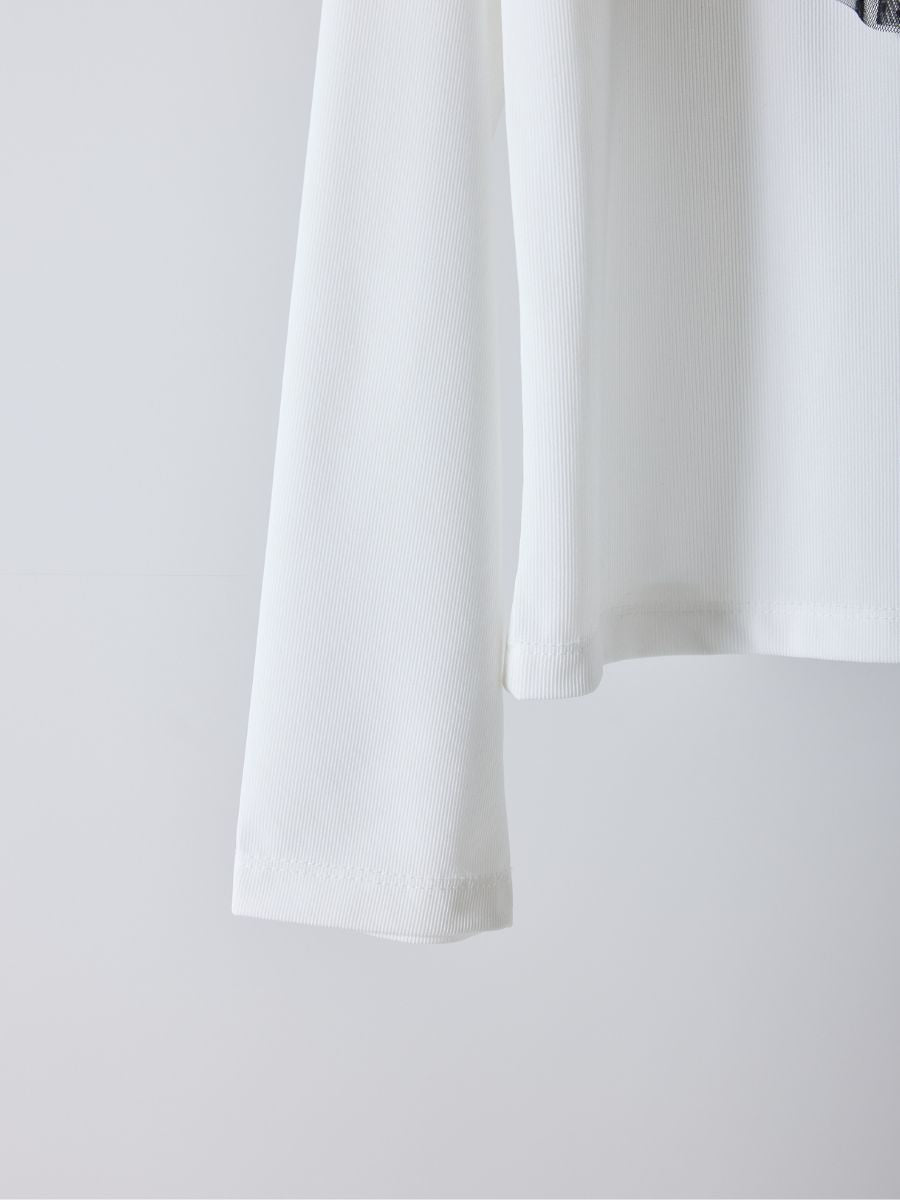 【Mewl】ドットチュールドッキングトップス/M261-83029