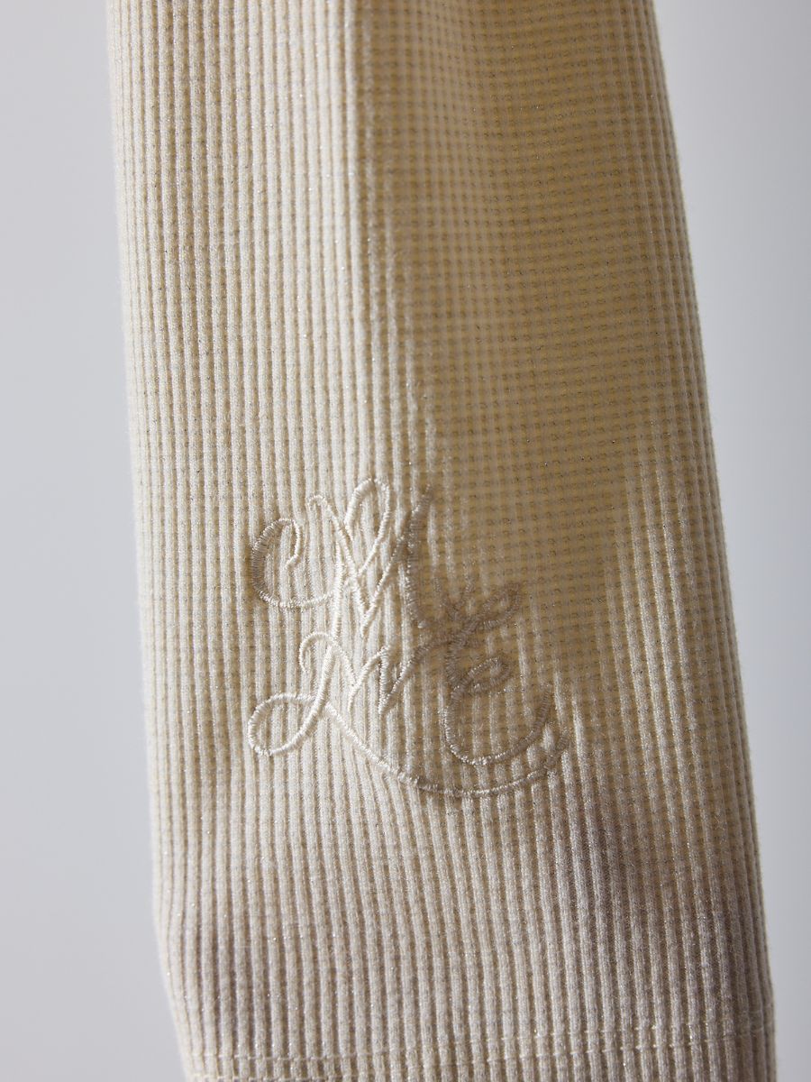 【Mewl】ラメリブバックリボントップス/M261-87023