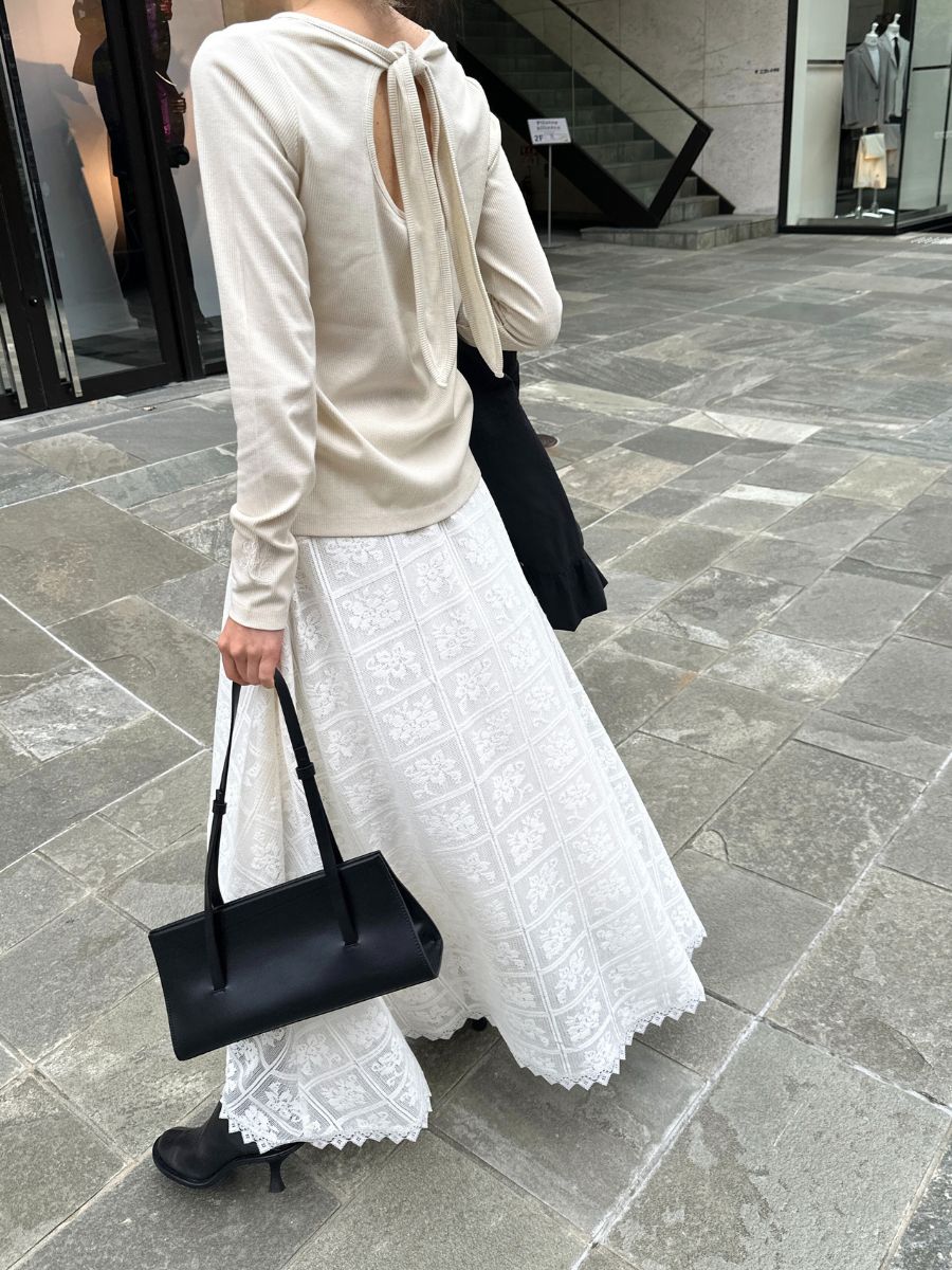 【Mewl】ラメリブバックリボントップス/M261-87023