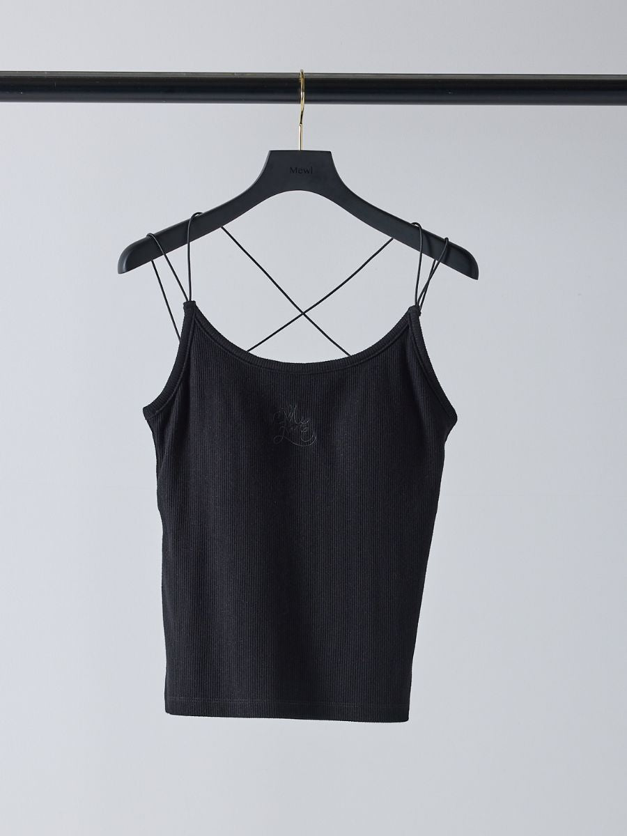 【Mewl】ラメリブカップ付きキャミ/M261-87024