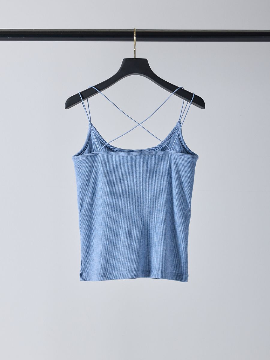 【Mewl】ラメリブカップ付きキャミ/M261-87024