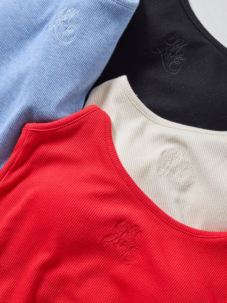 【Mewl】ラメリブカップ付きキャミ/M261-87024