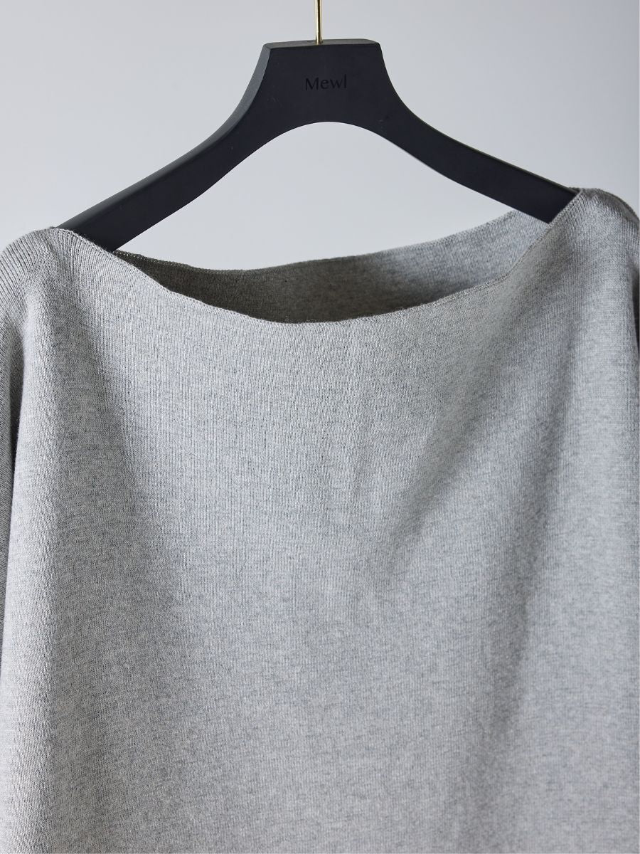 【Mewl】スウェットライクドルマンニット/M261-93025