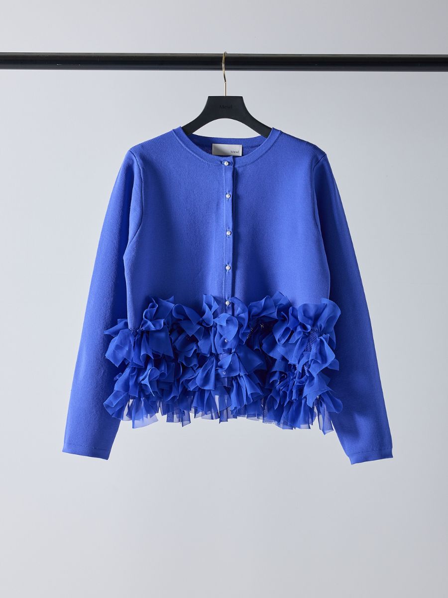 【Mewl】リボンフリンジカーデ/M261-97027