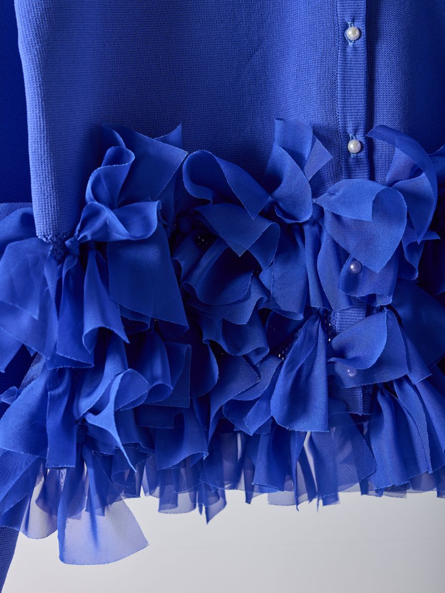 【Mewl】リボンフリンジカーデ/M261-97027