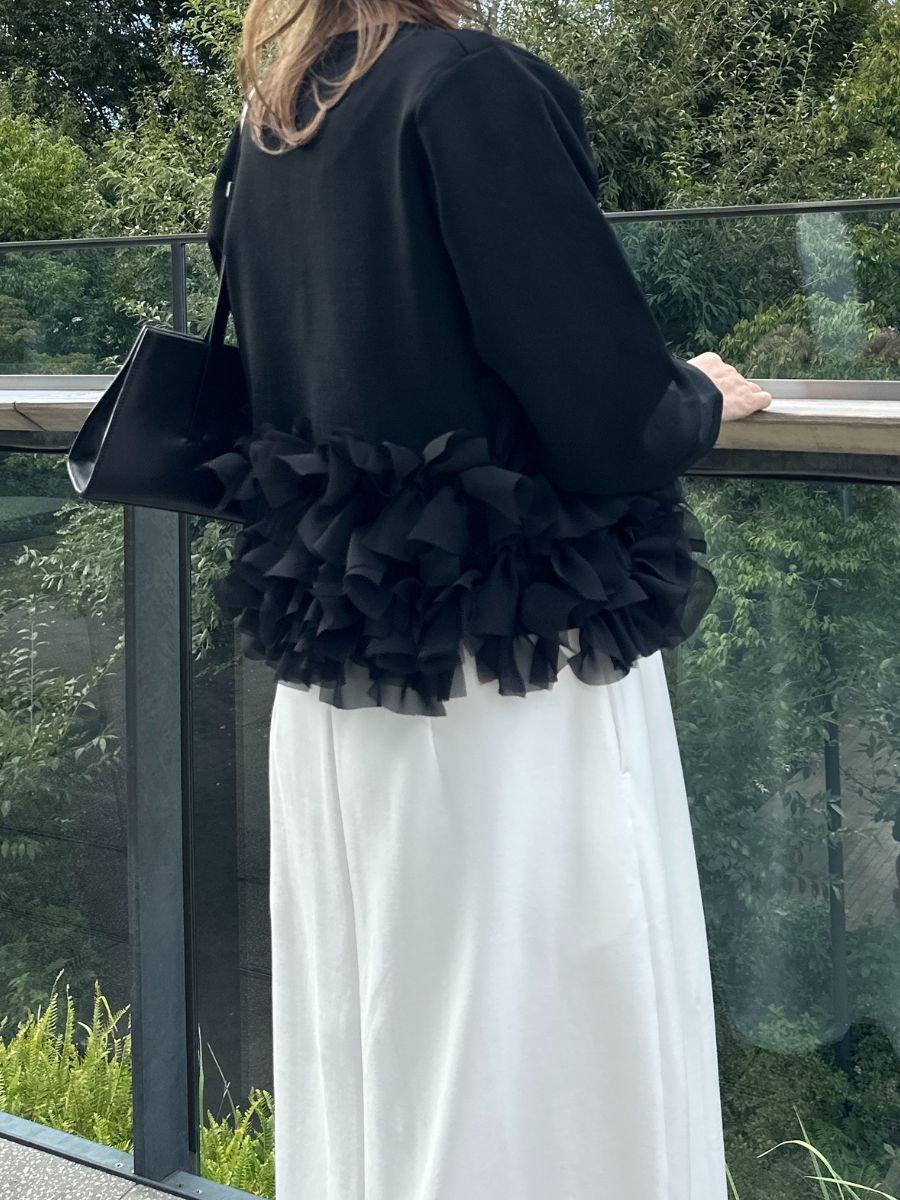 【Mewl】リボンフリンジカーデ/M261-97027