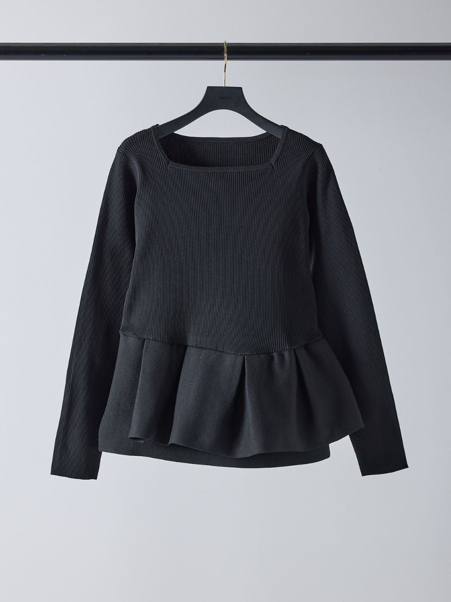 【Mewl】ペプラムニット/M261-97028