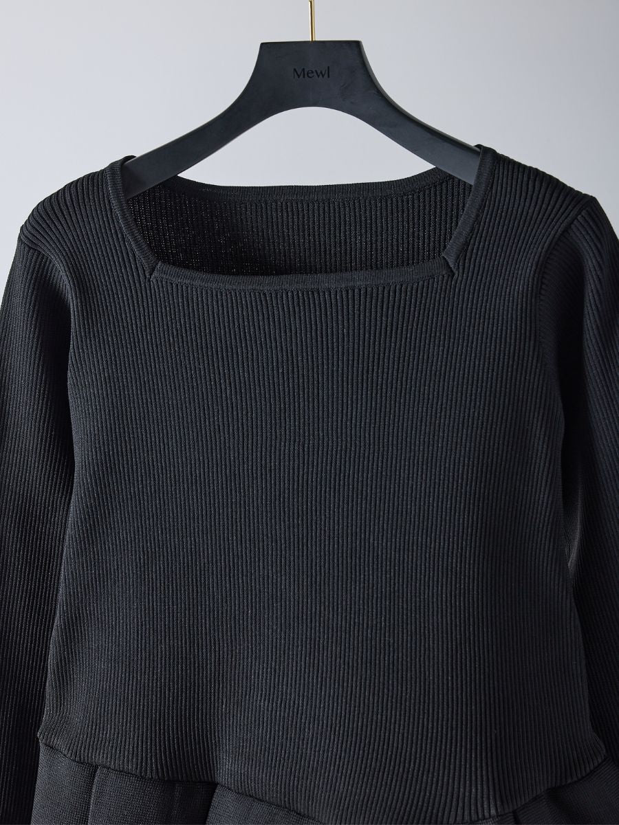 【Mewl】ペプラムニット/M261-97028