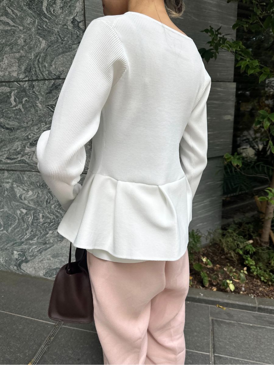 【Mewl】ペプラムニット/M261-97028