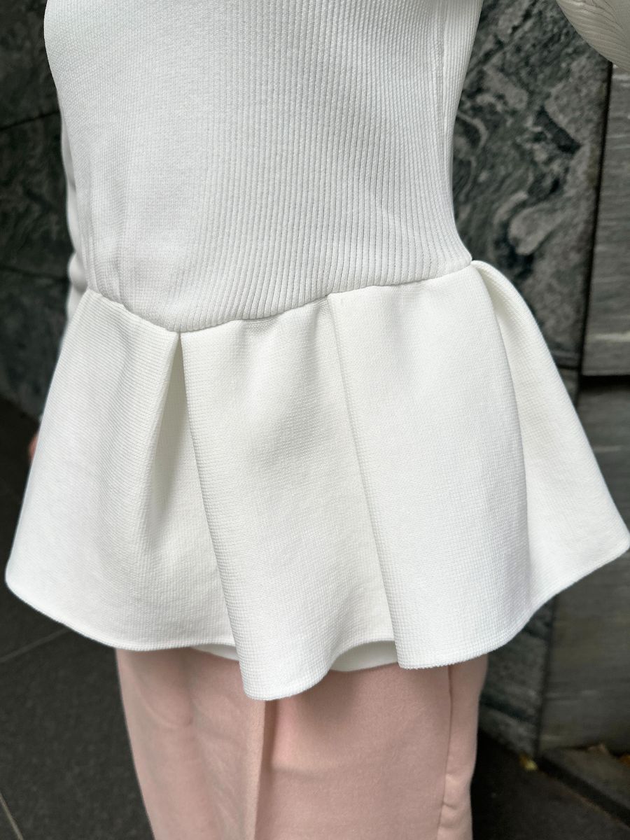 【Mewl】ペプラムニット/M261-97028