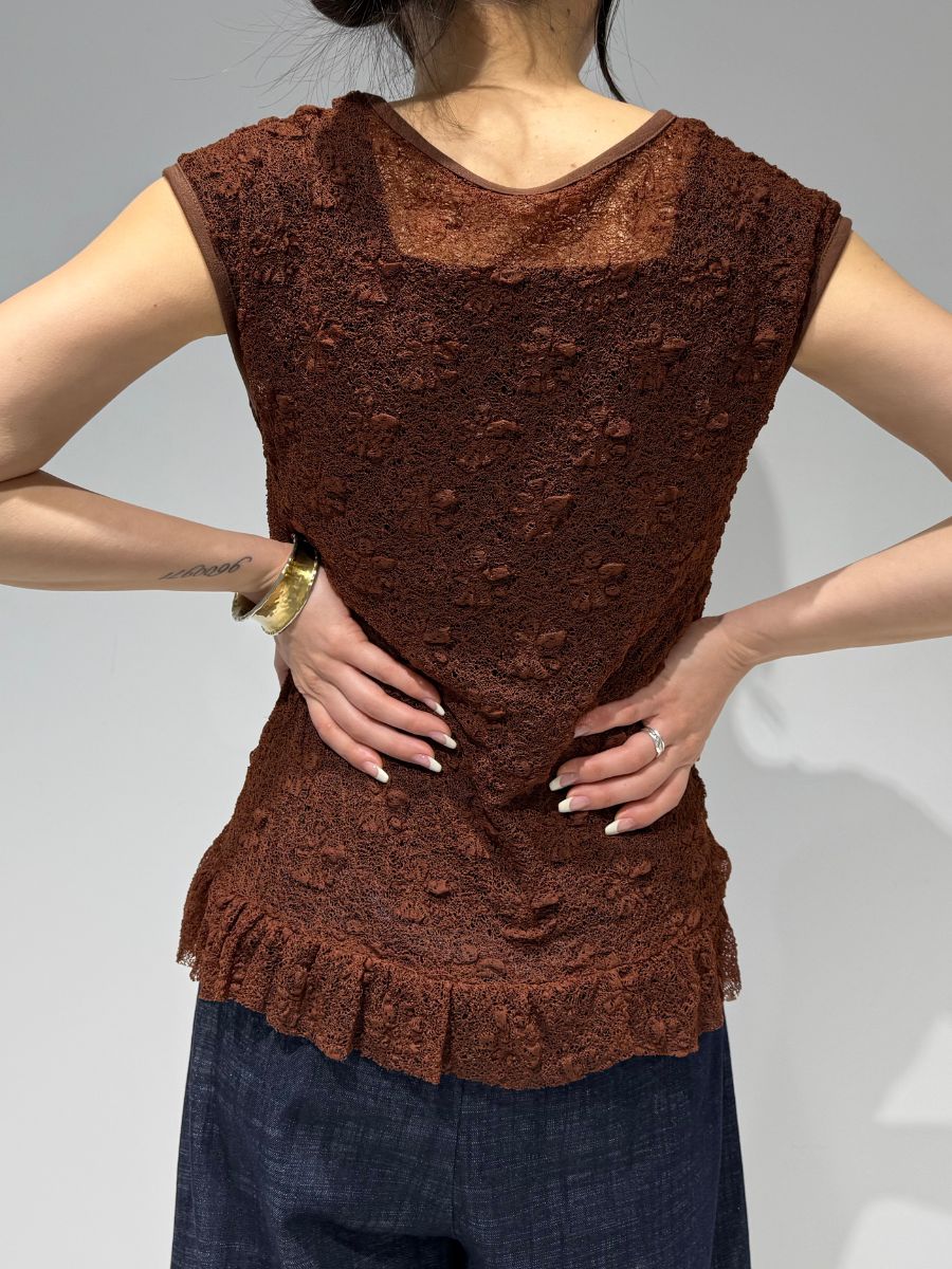 【Mewl】レースフレンチタンク/M262-83092