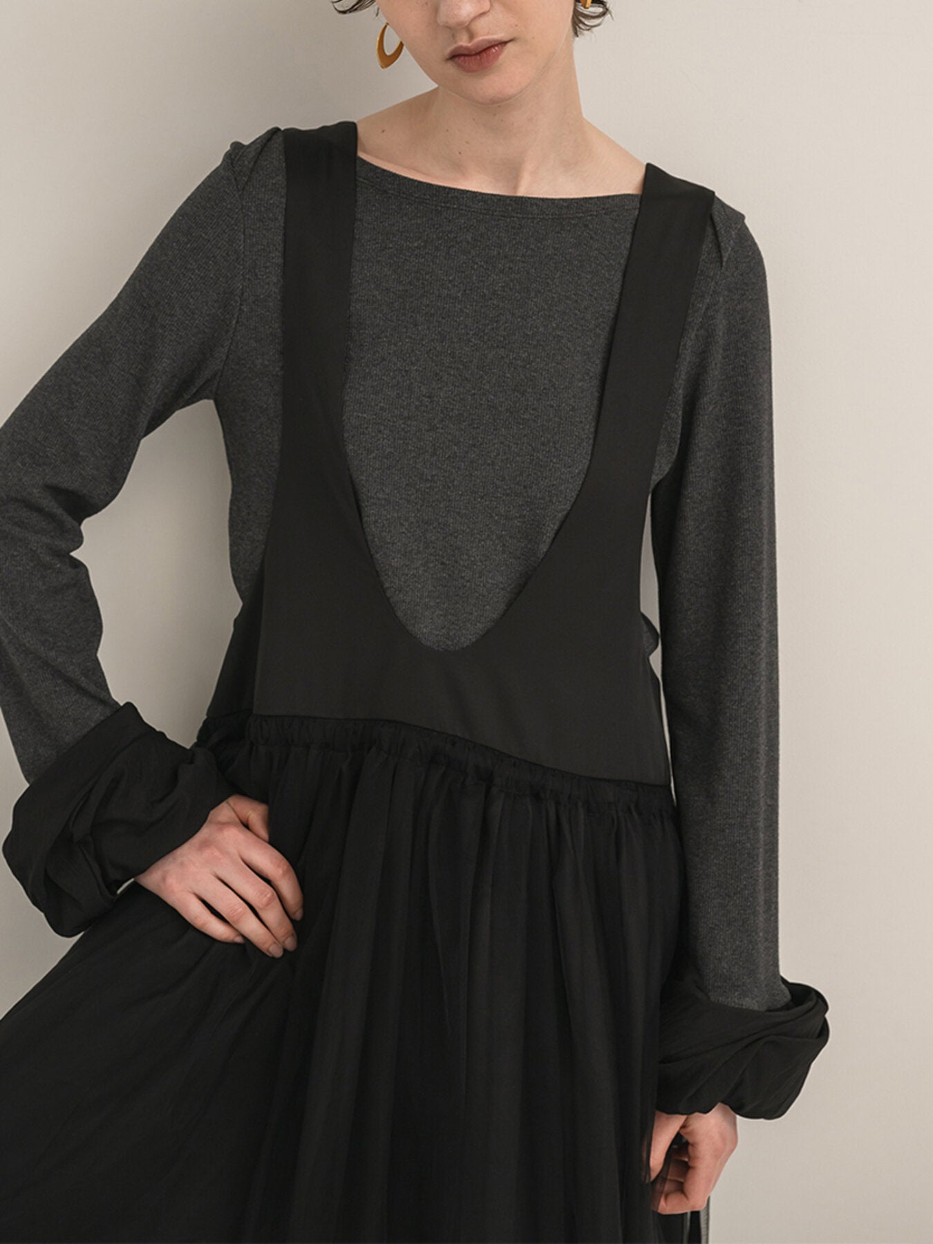 【Mewl】シュシュスリーブトップス/M263-88115