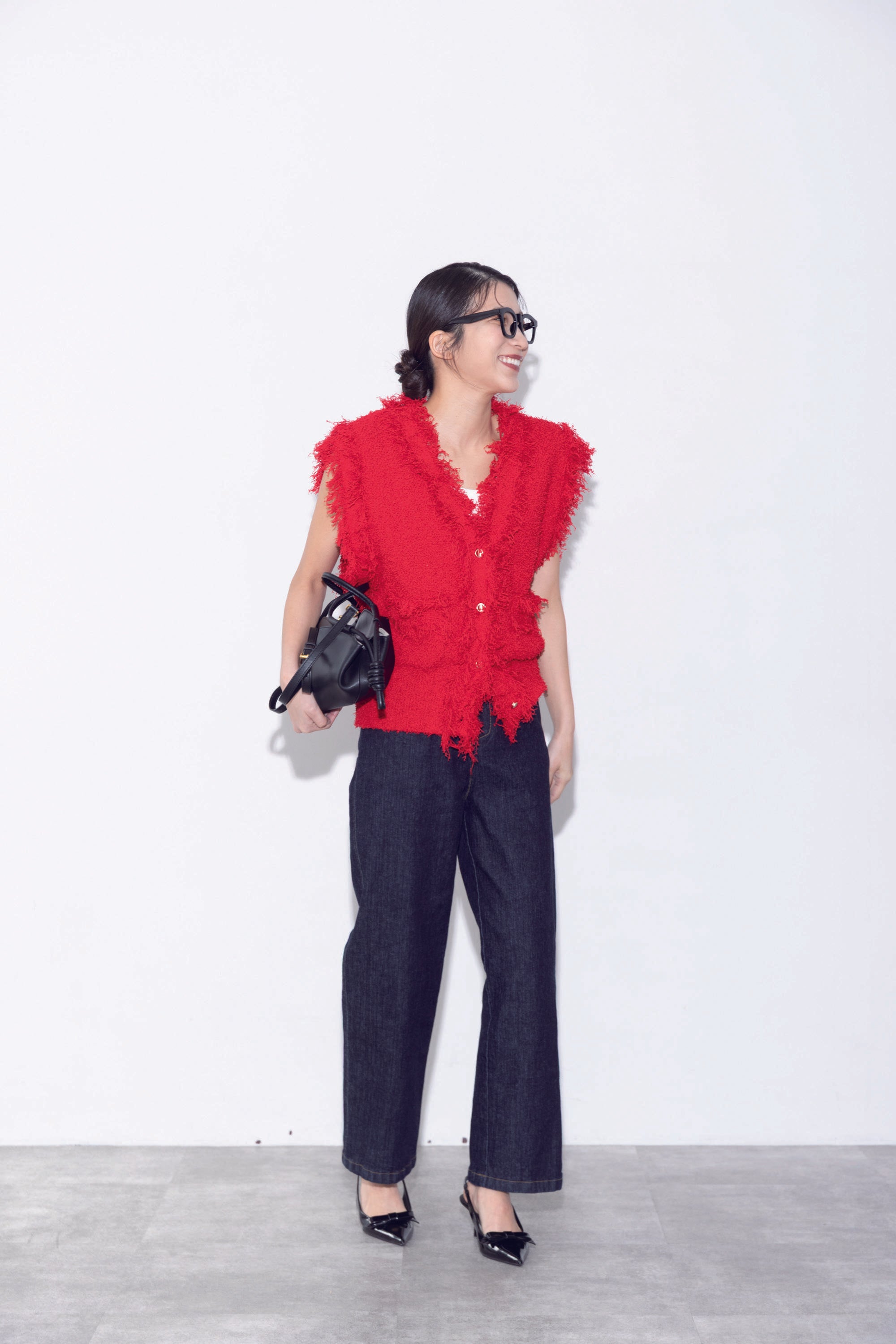 【MARGAUX VINTAGE】ワンウォッシュデニムパンツ/MG PT-25069-A