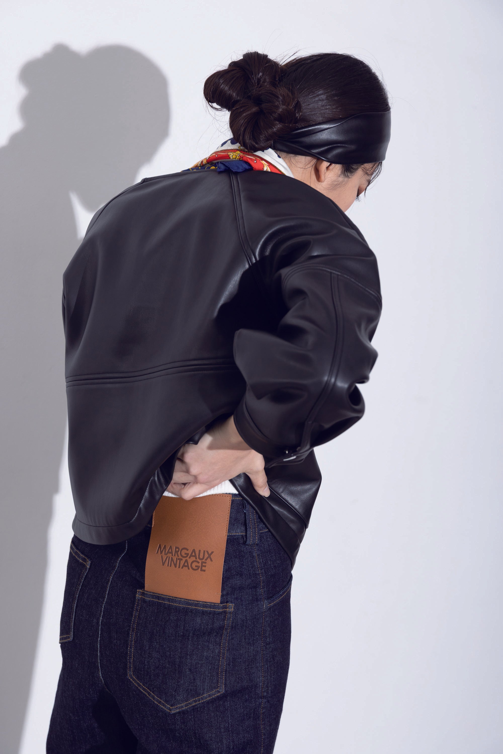 【MARGAUX VINTAGE】ワンウォッシュデニムパンツ/MG PT-25069-A