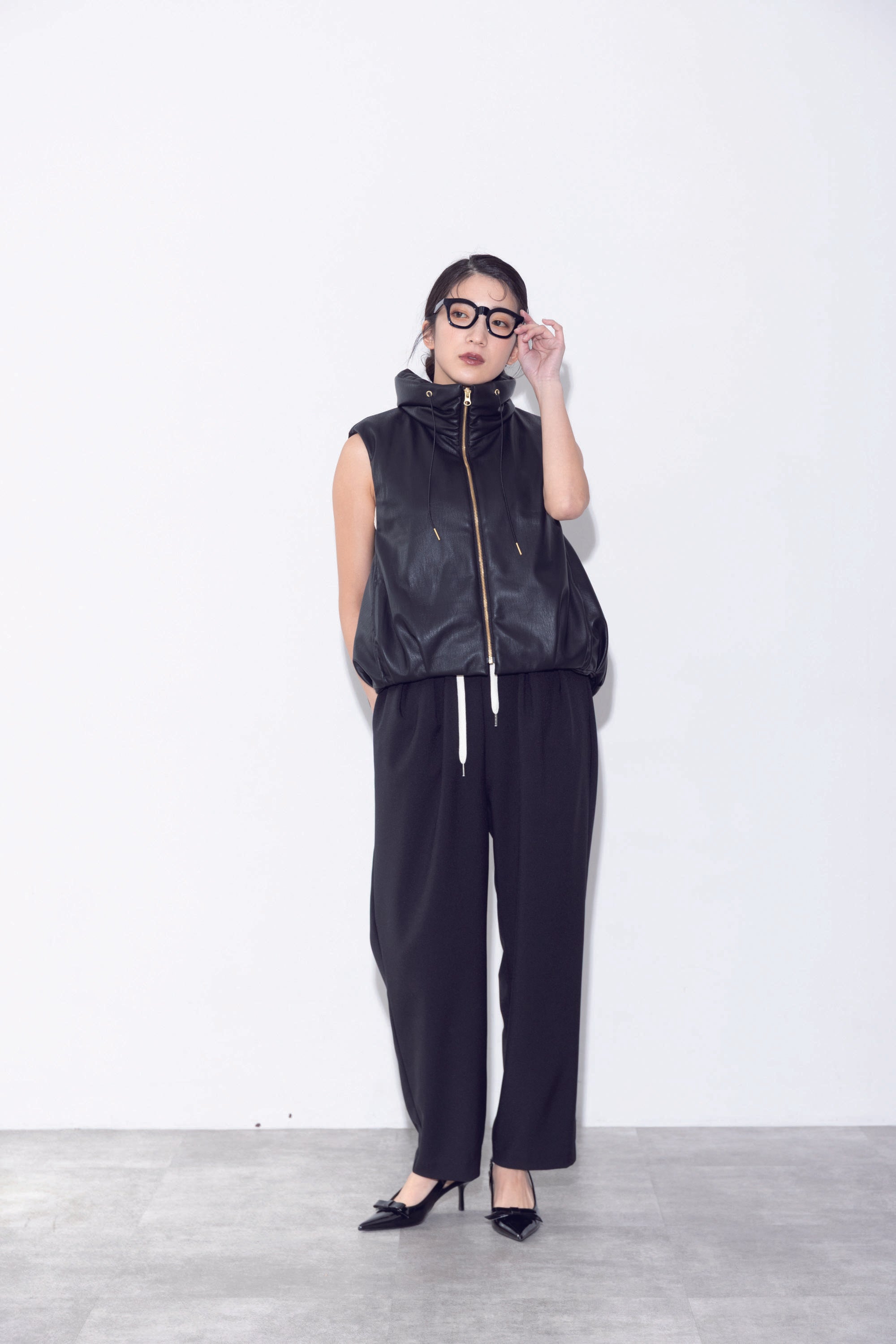 【MARGAUX VINTAGE】テーパードパンツ/MG PT-25078-A