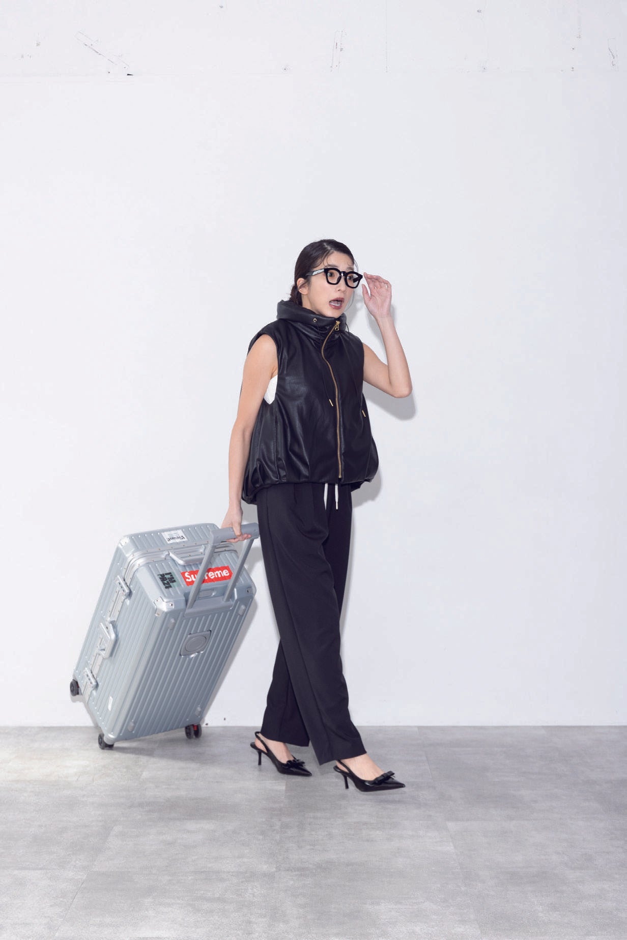 【MARGAUX VINTAGE】テーパードパンツ/MG PT-25078-A