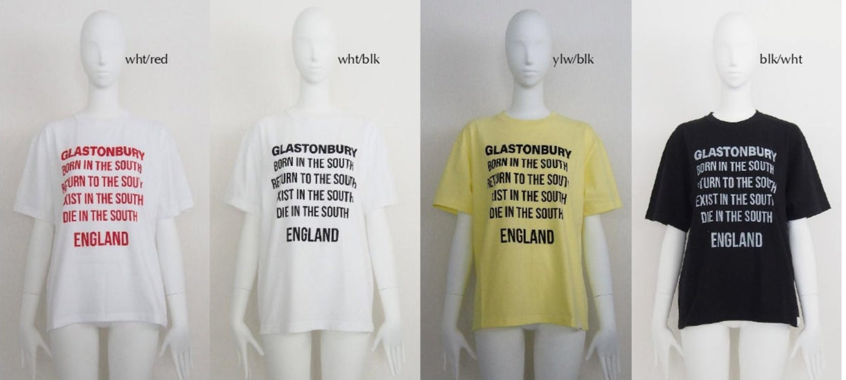 【Ordinary】"GLASTONBURY"Tシャツ/BO26-436T