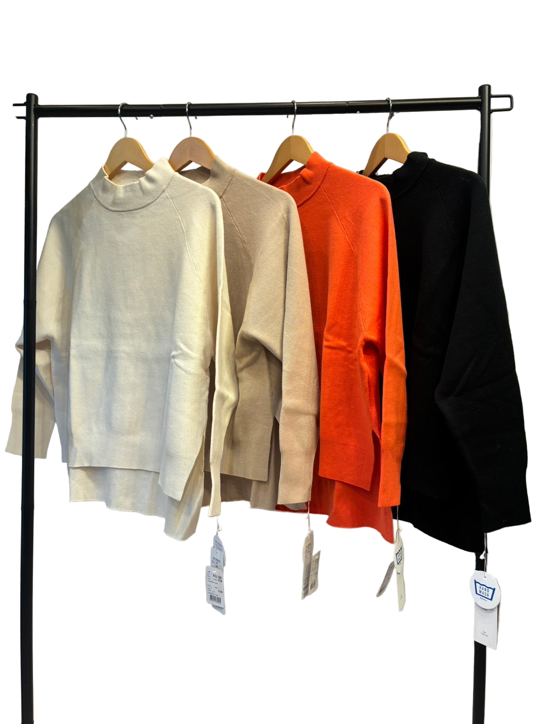 【C'EST MOI】スムースハイネック綿カシミヤ/10243020