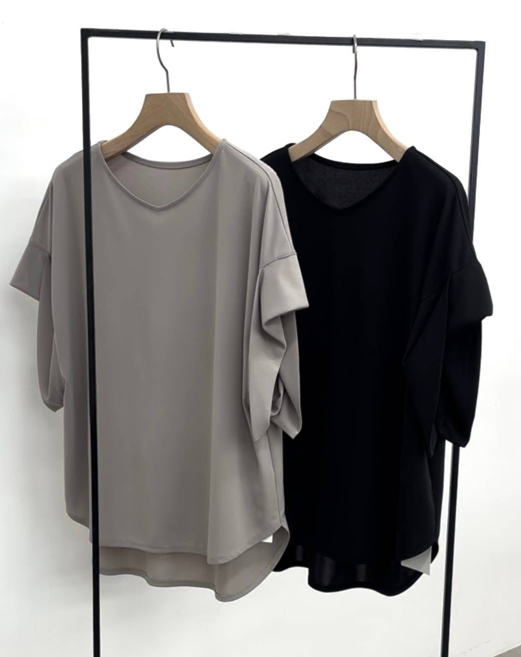 【CLOCHE】カットジョーゼットトップス/512-85 522-85710