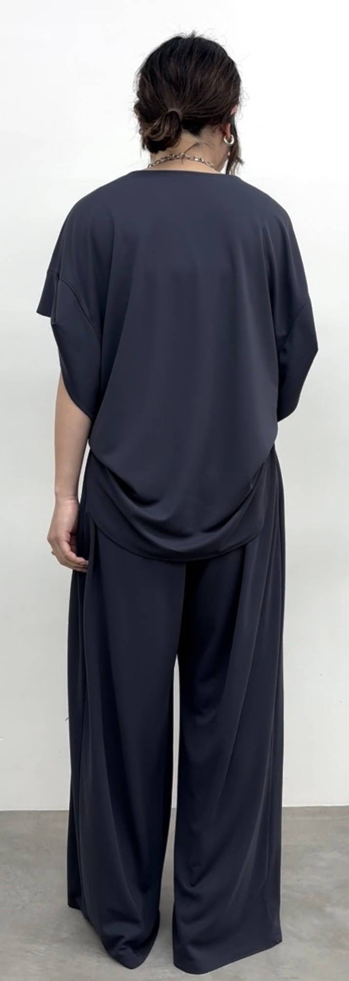 【CLOCHE】カットジョーゼットトップス/512-85 522-85710