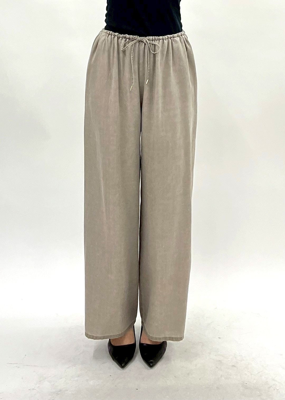 【PASSIONE】テンセルデニムワイドパンツ/16615