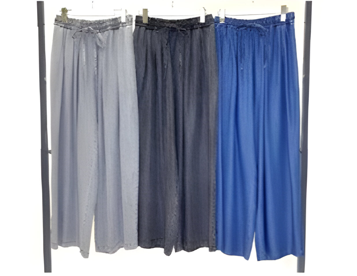 【SUGAR ROSE】テンセルデニムタックパンツ/253031