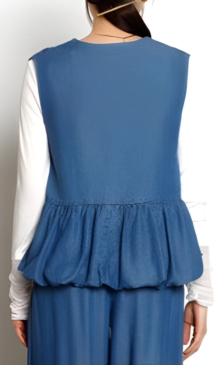 【SUGAR ROSE】テンセルデニムバルーンベスト/253030