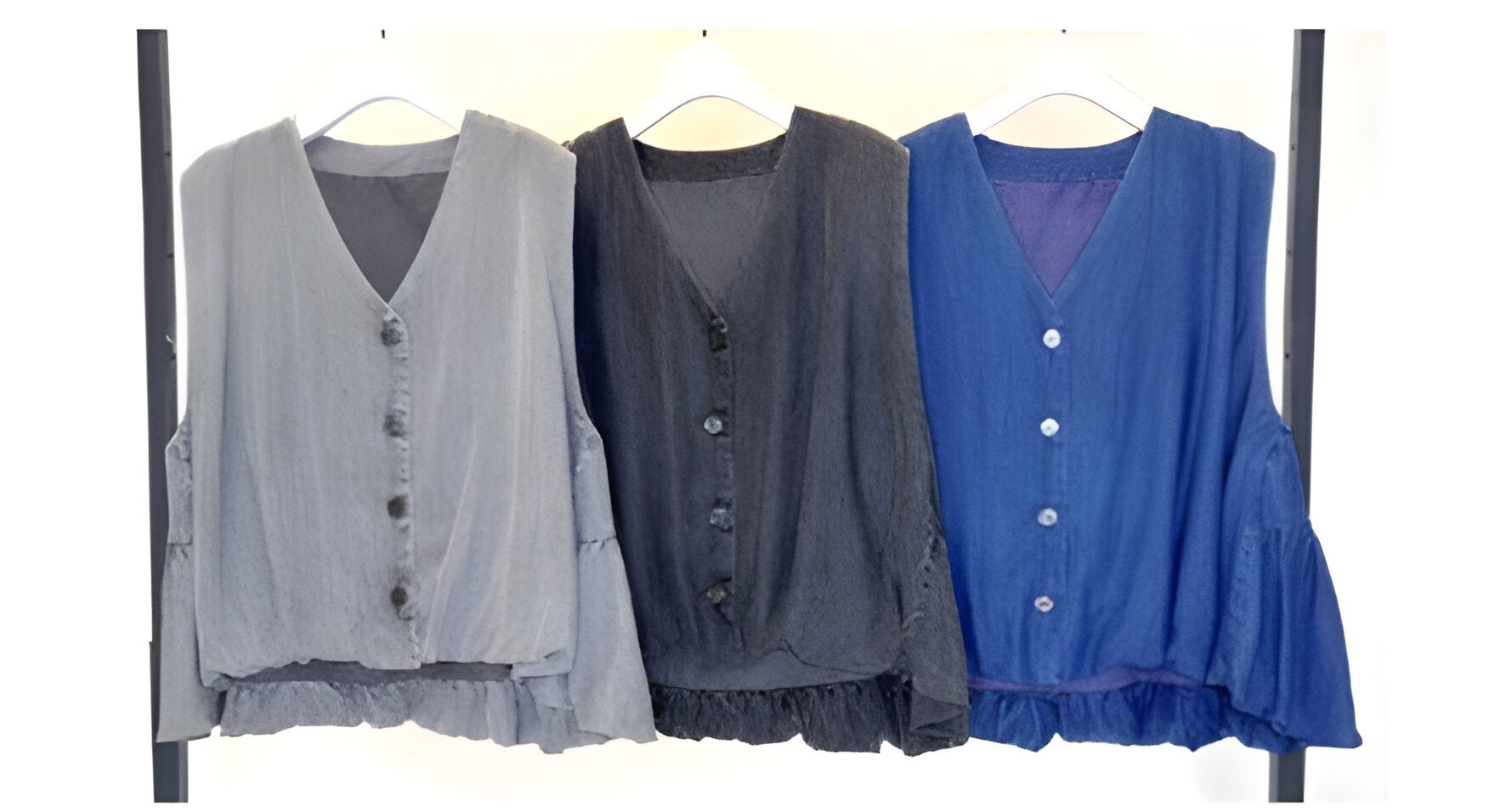 【SUGAR ROSE】テンセルデニムバルーンベスト/253030