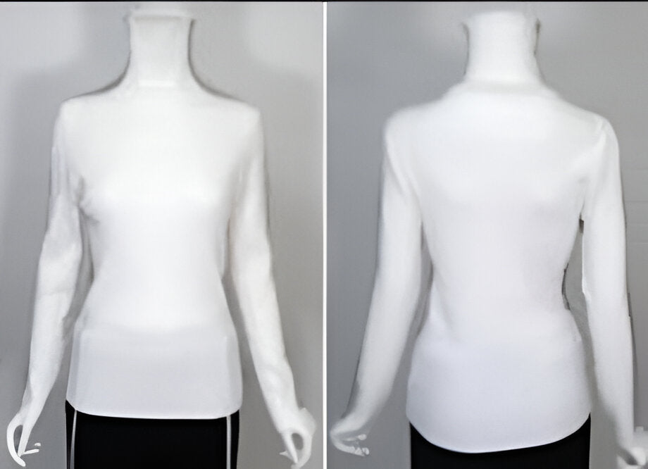 【select】サイドラメラインタートルニット/37440