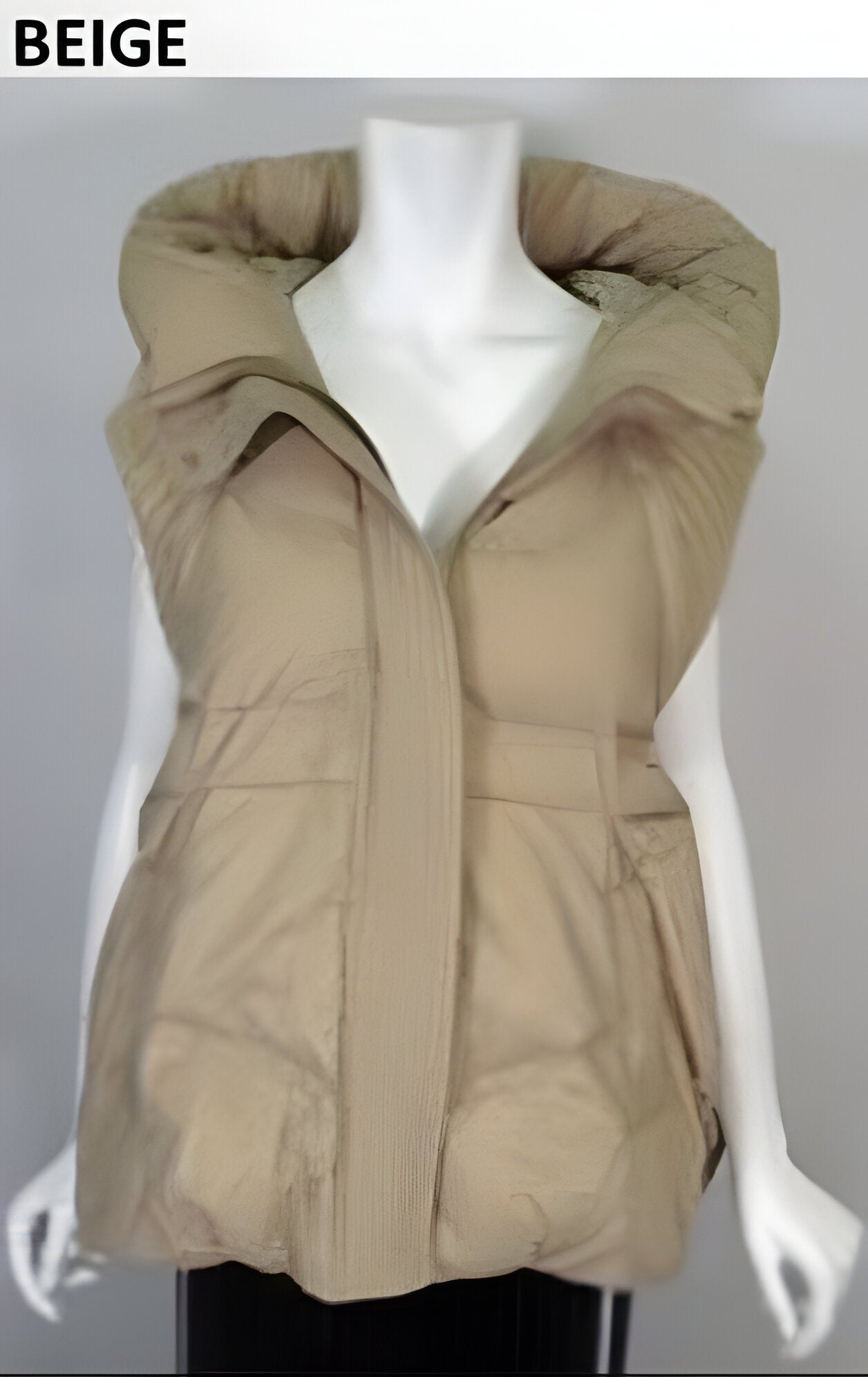 【select】ニットドッキング中綿ベスト/47351