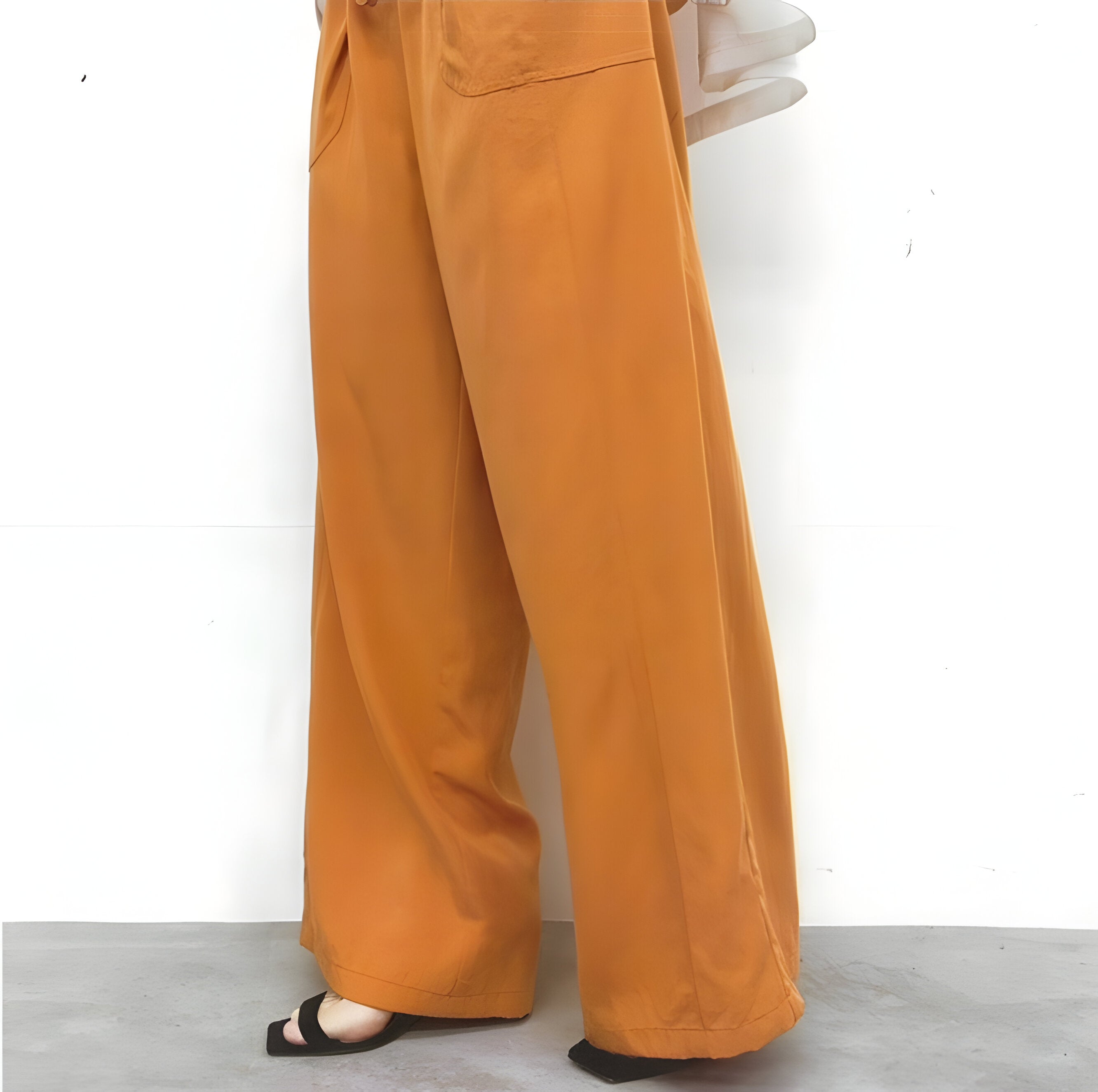 【CYNICAL】テンセル麻ワイドパンツ/612-96053