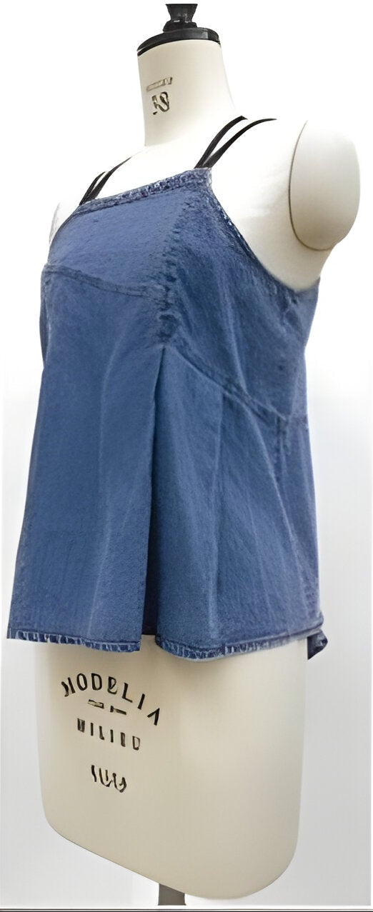 【CYNICAL】テンセルデニムバッククロスキャミソール/612-95087