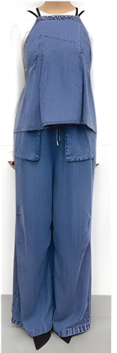 【CYNICAL】テンセルデニムバッククロスキャミソール/612-95087