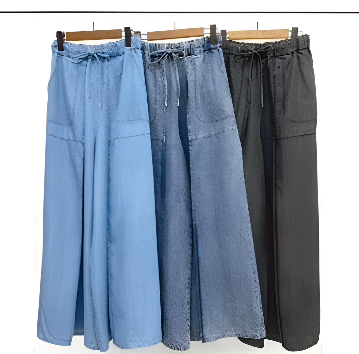 【CYNICAL】テンセルデニムフレアワイドパンツ/612-96023