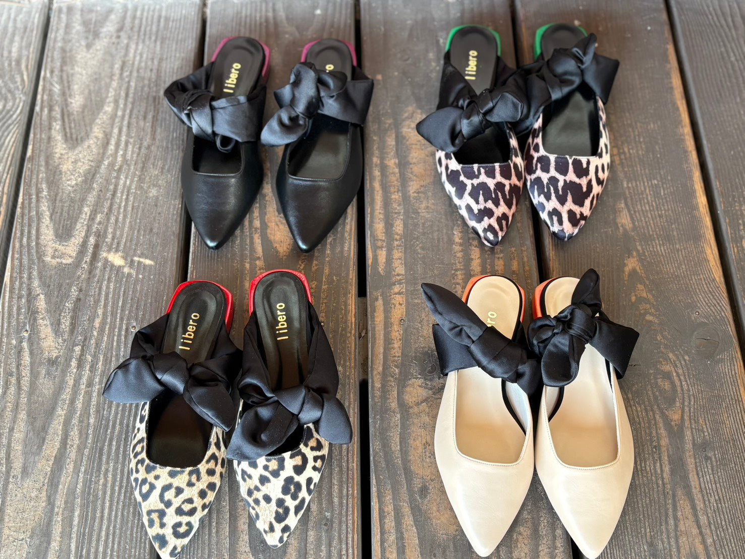 【libero】リボンミュール/14901