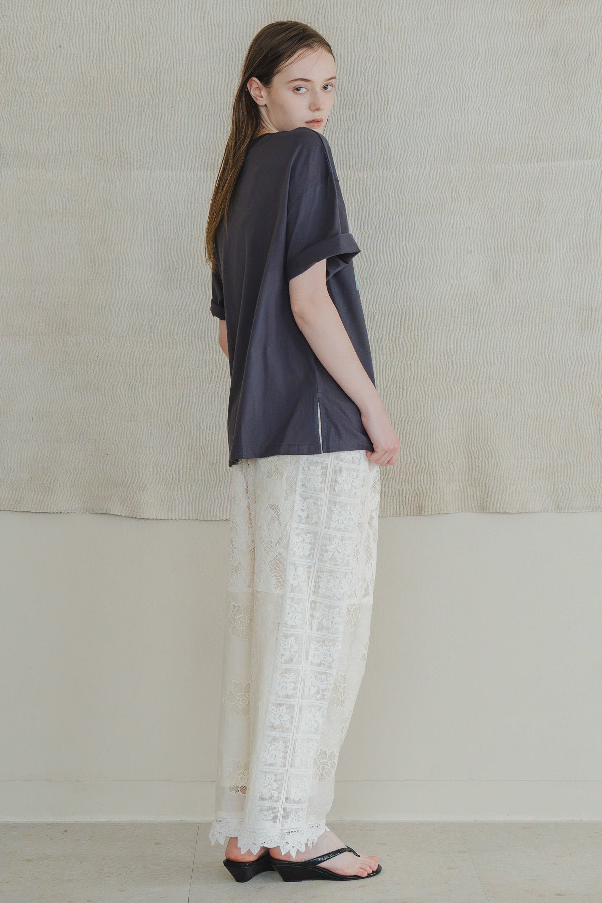 【WHYTO.】2wayプリントT"sheep"/WHT27HCS4025