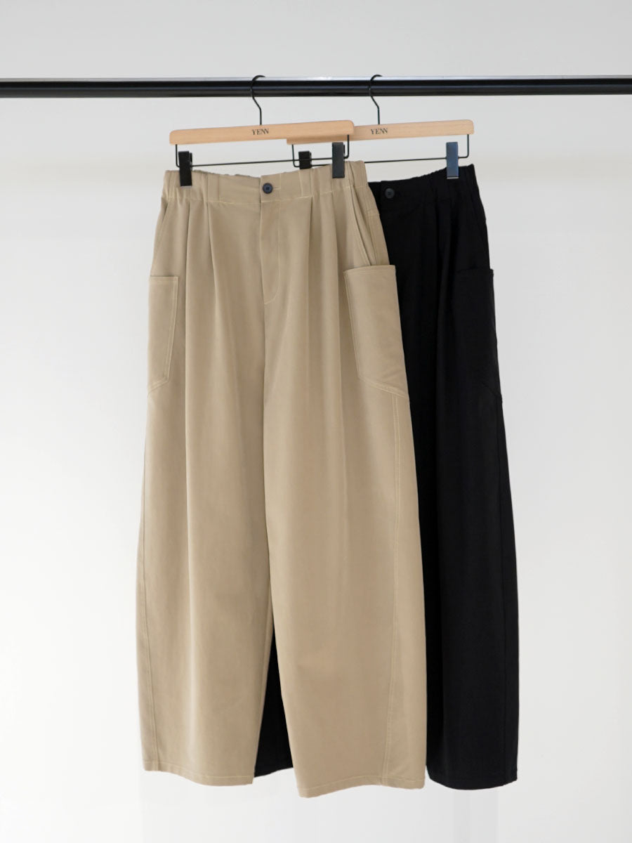 【YENN】ウォシュッドビッグポケットパンツ/Y254-31129