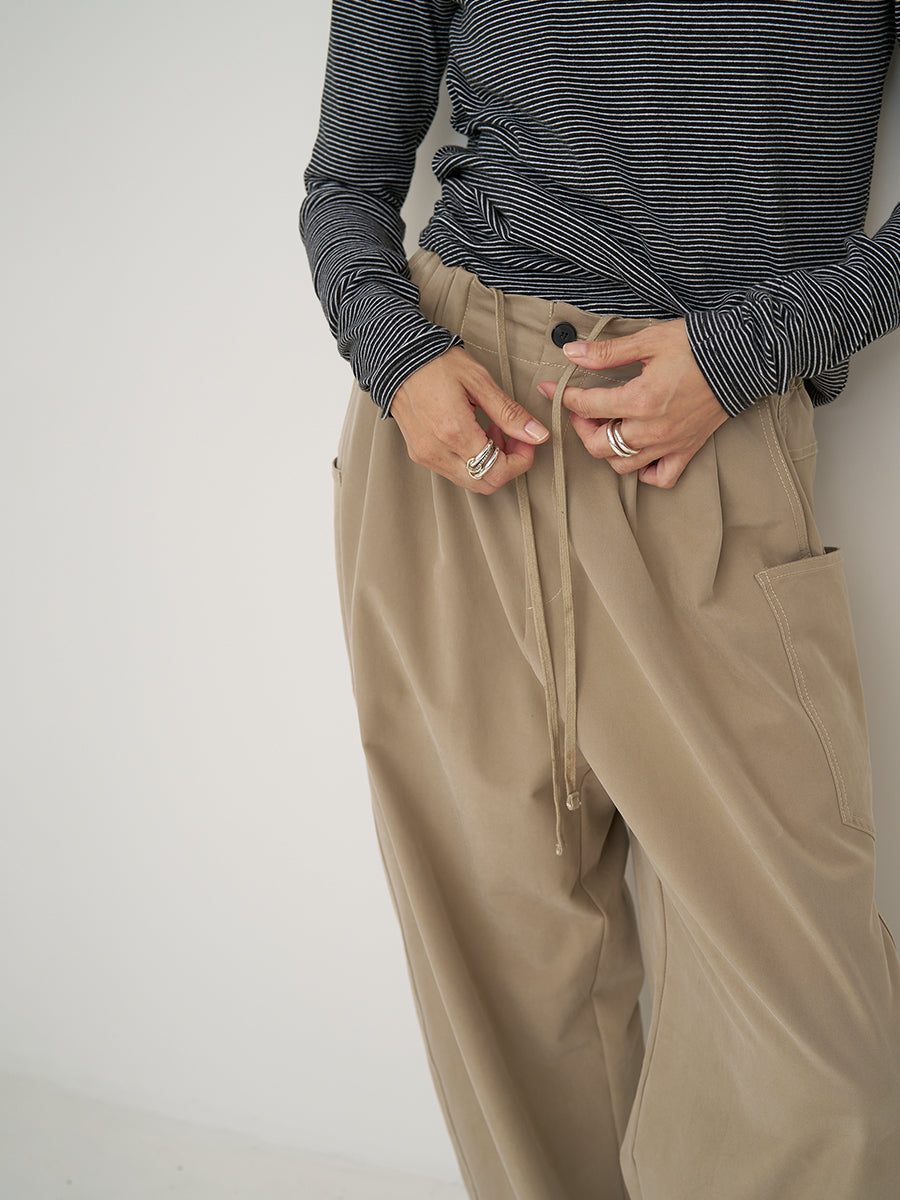 【YENN】ウォシュッドビッグポケットパンツ/Y254-31129