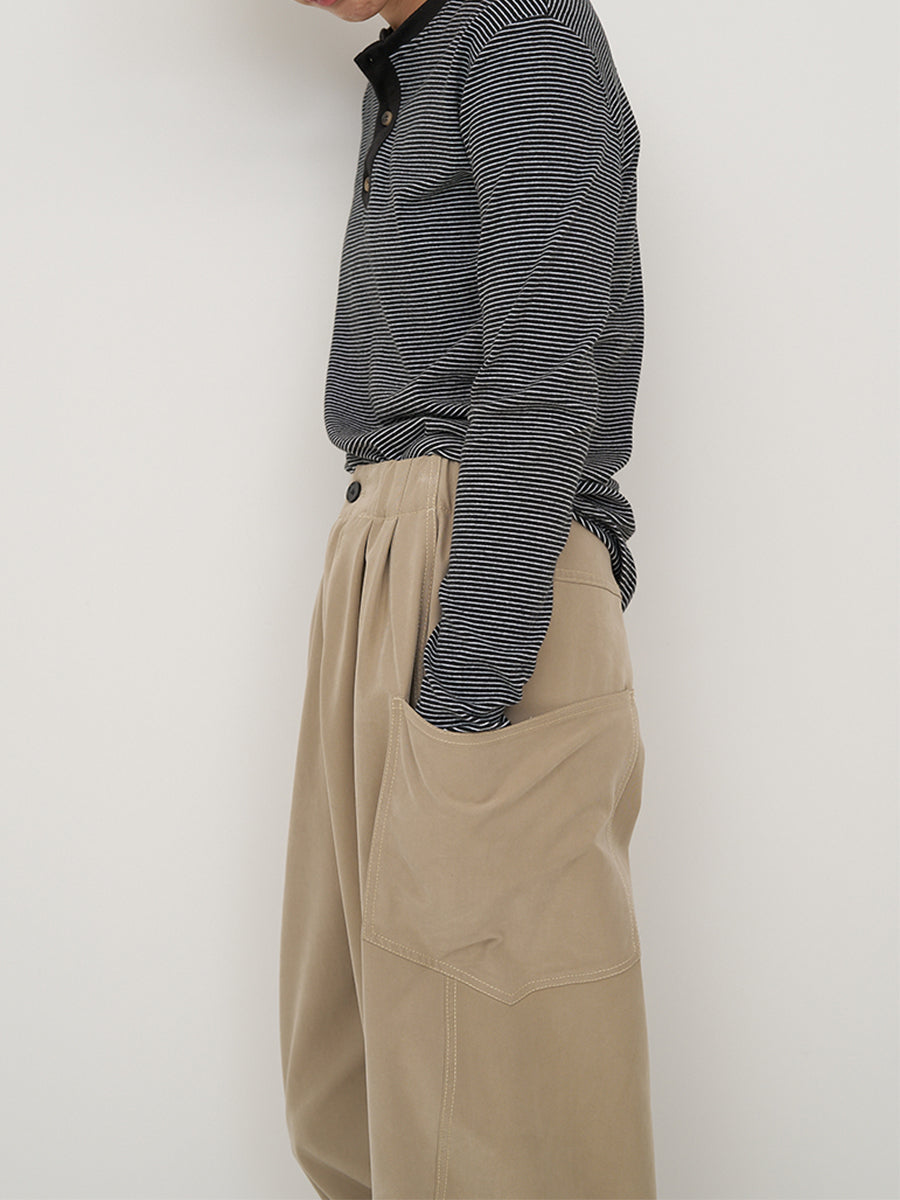 【YENN】ウォシュッドビッグポケットパンツ/Y254-31129