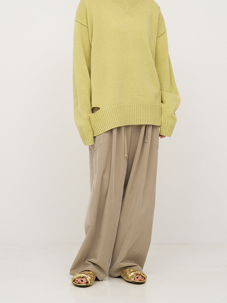 【YENN】ウォシュッドビッグポケットパンツ/Y254-31129