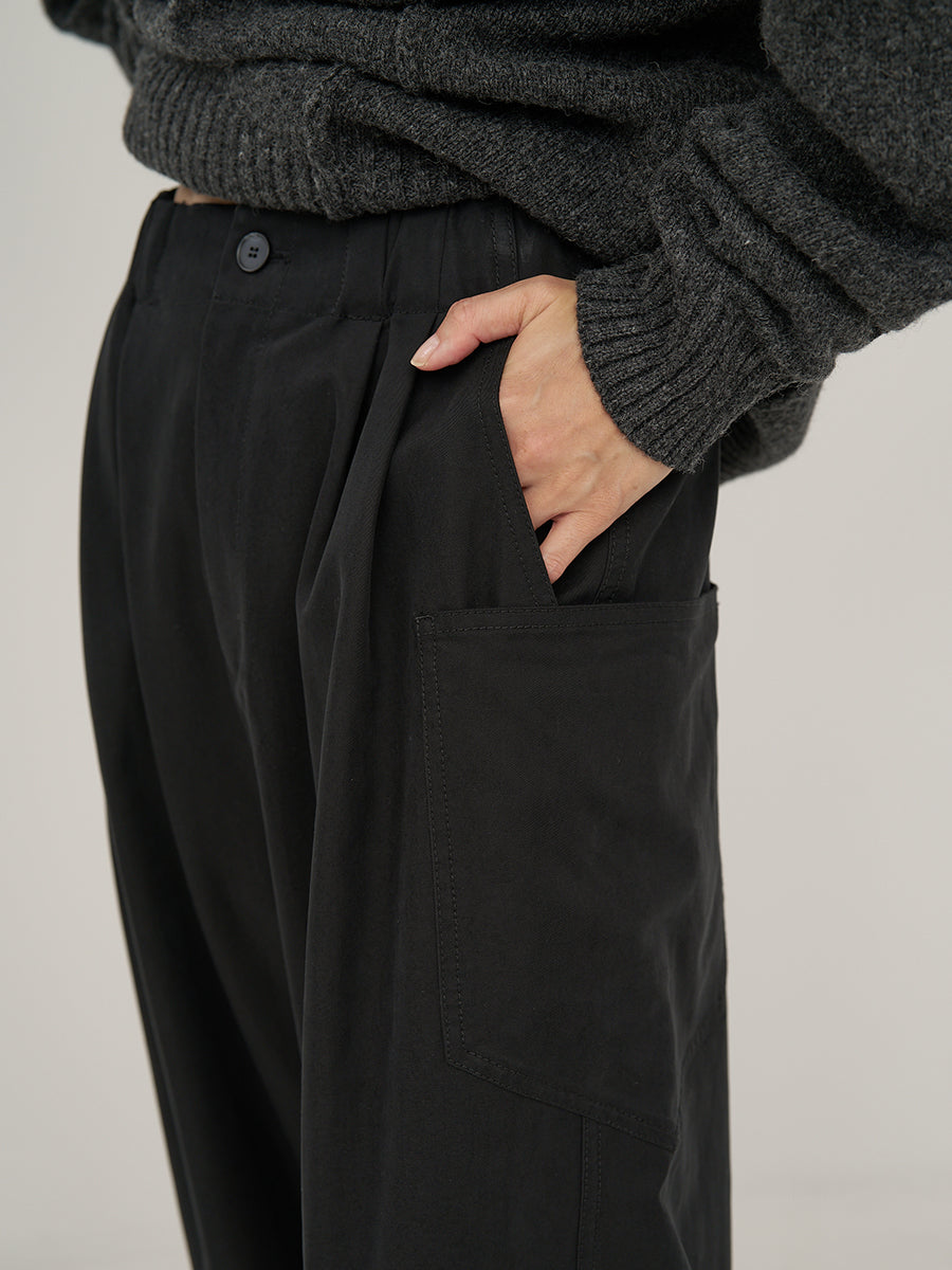 【YENN】ウォシュッドビッグポケットパンツ/Y254-31129