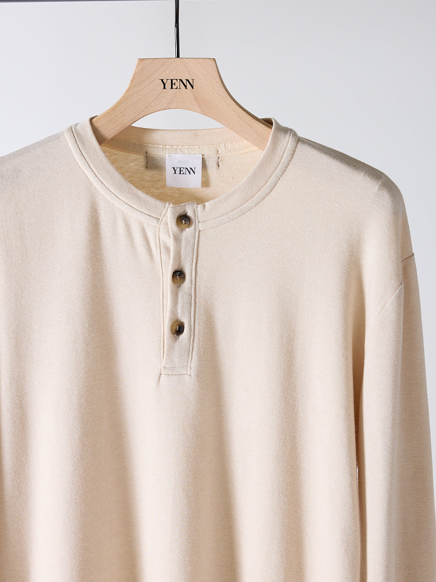 【YENN】ヘンリーネックロングT/Y254-81110