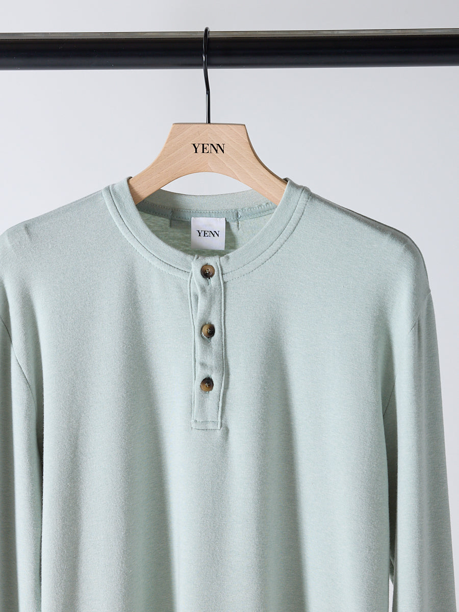 【YENN】ヘンリーネックロングT/Y254-81110