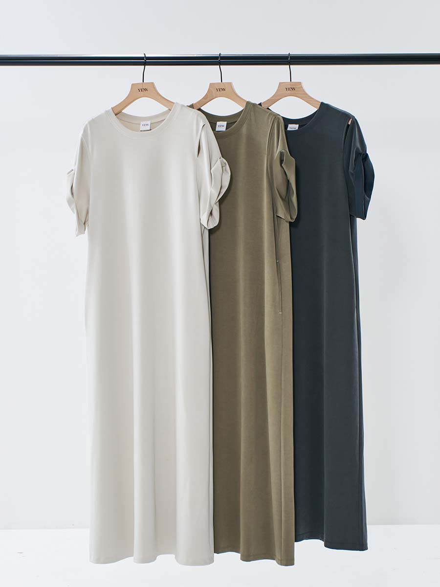 【YENN】アイレットTEEドレス/Y261-52021