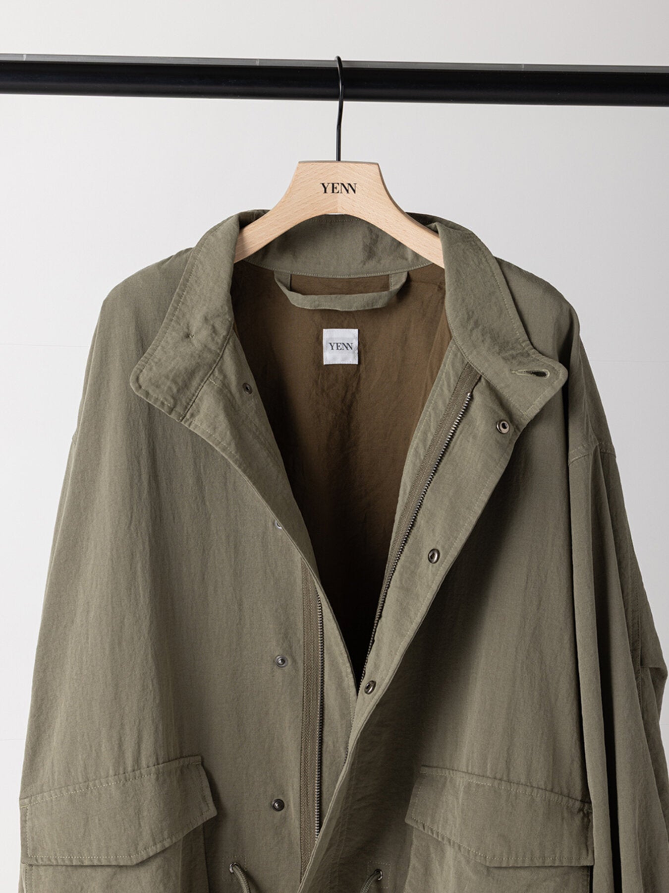 【YENN】ウォッシュドロングコート/Y263-42090