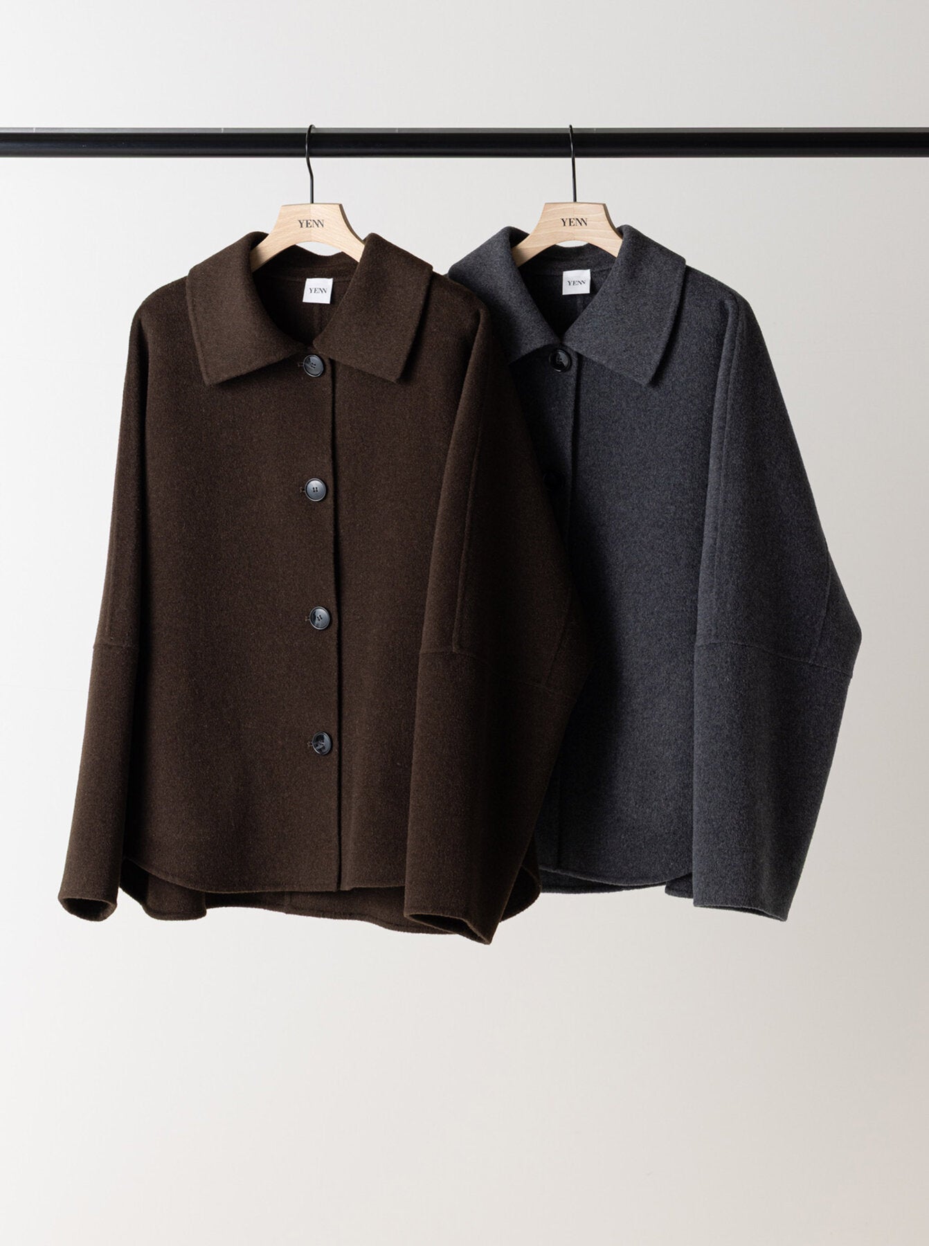 【YENN】ダブルフェイスカラードジャケット/Y263-71103