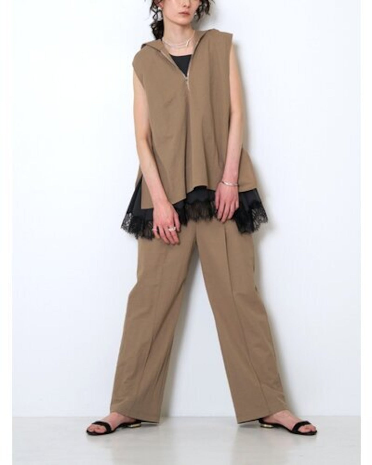 【CHIGNON】カノコセンターステッチパンツ/3863-708GL