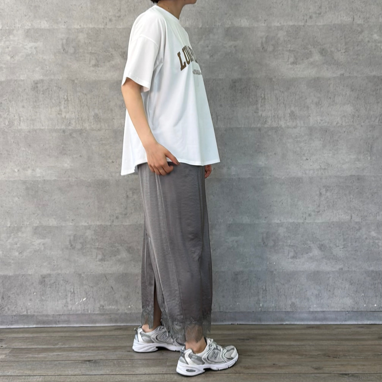 【Anna Kerry】ハーフスリーブロゴTシャツ/85261915